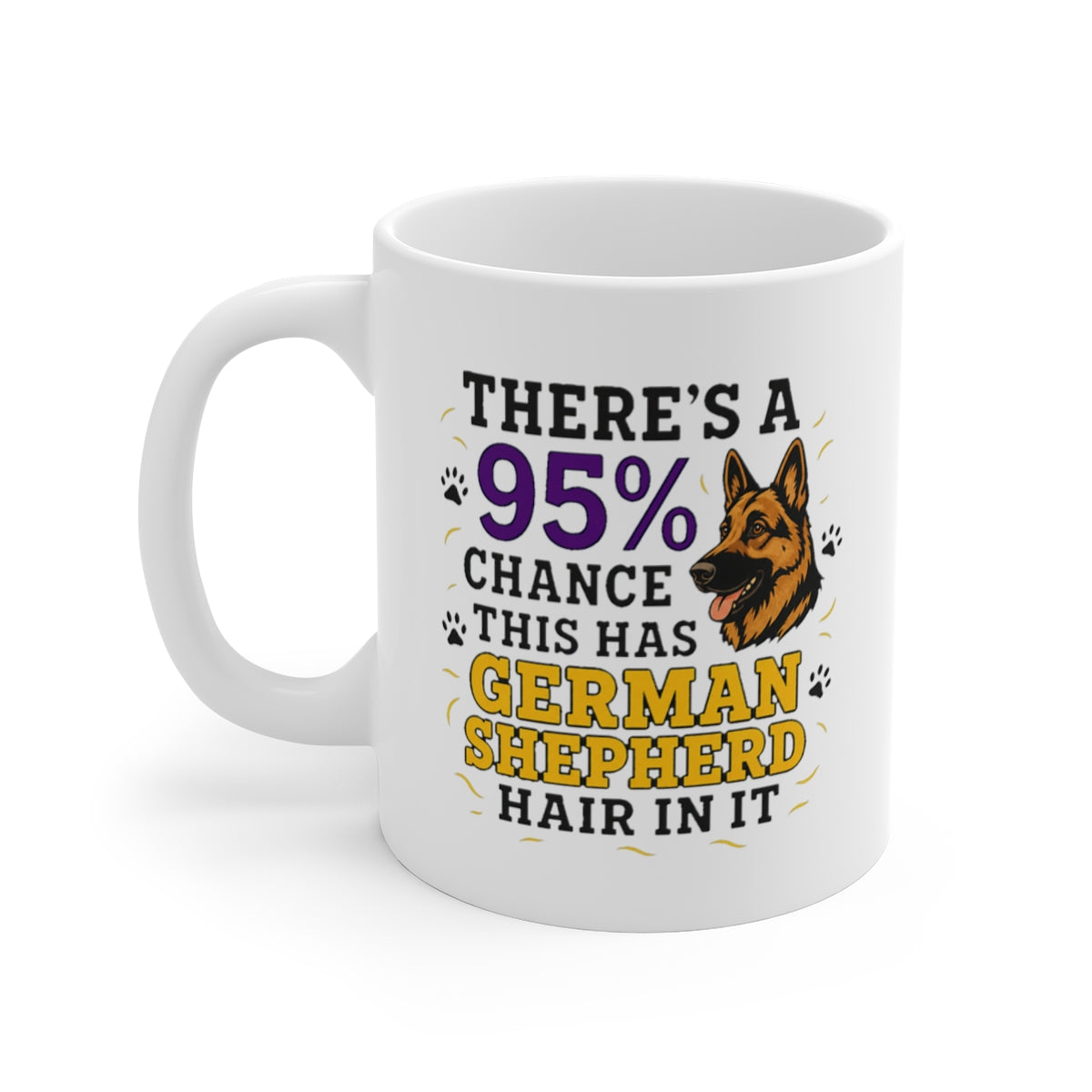 left view of the mug