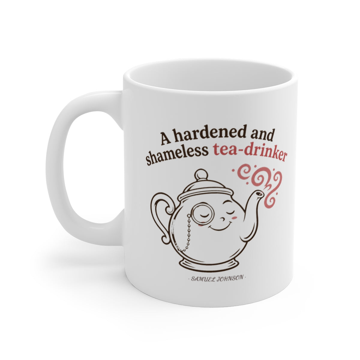 left view of the mug