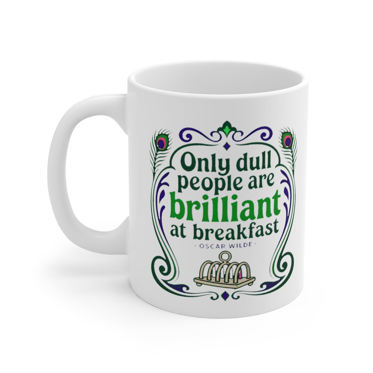 left view of the mug