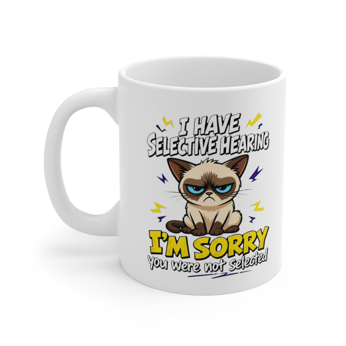 left view of the mug