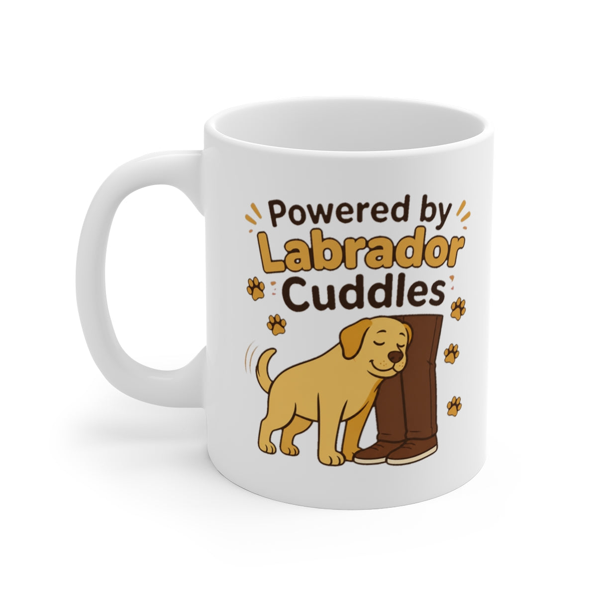 left view of the mug