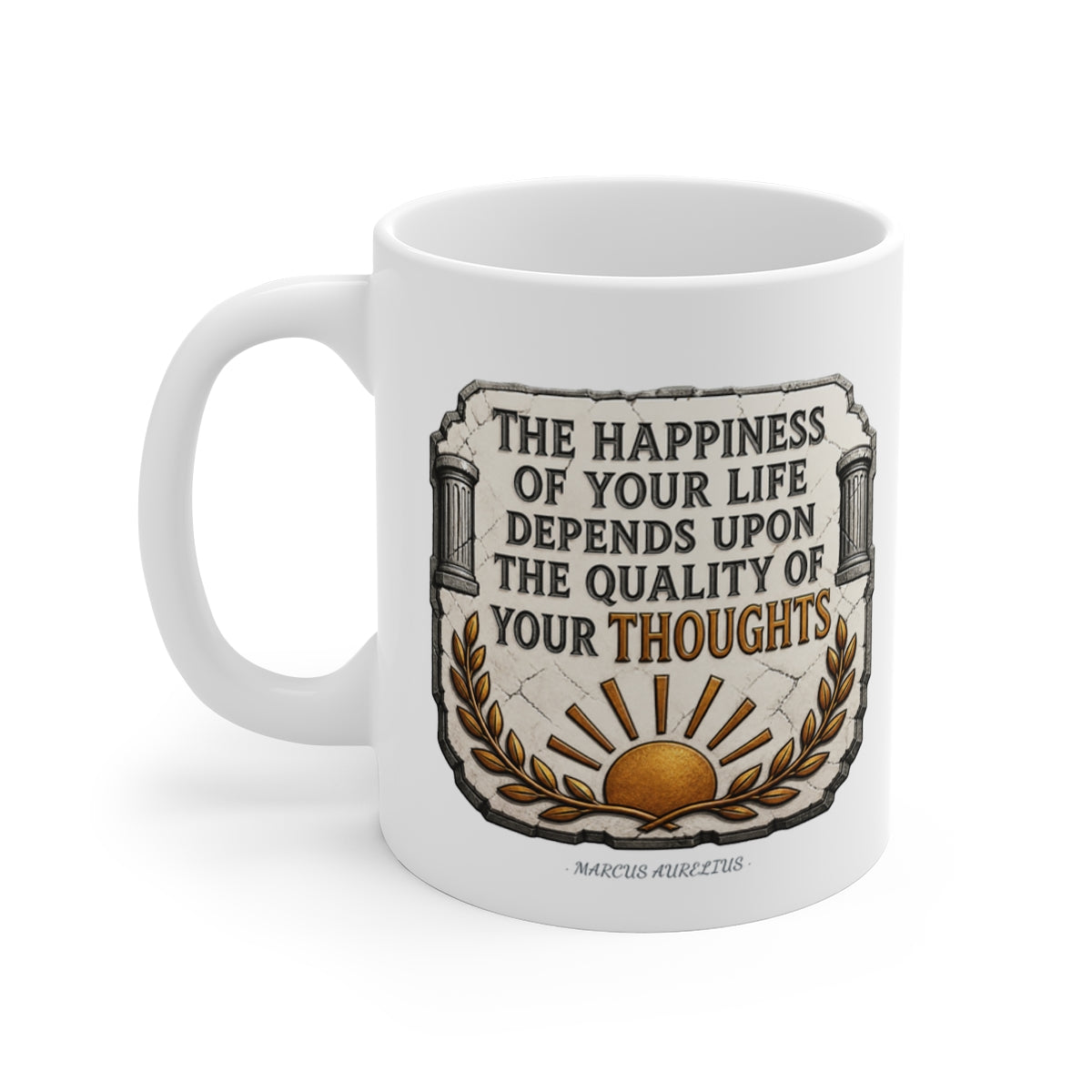 left view of the mug