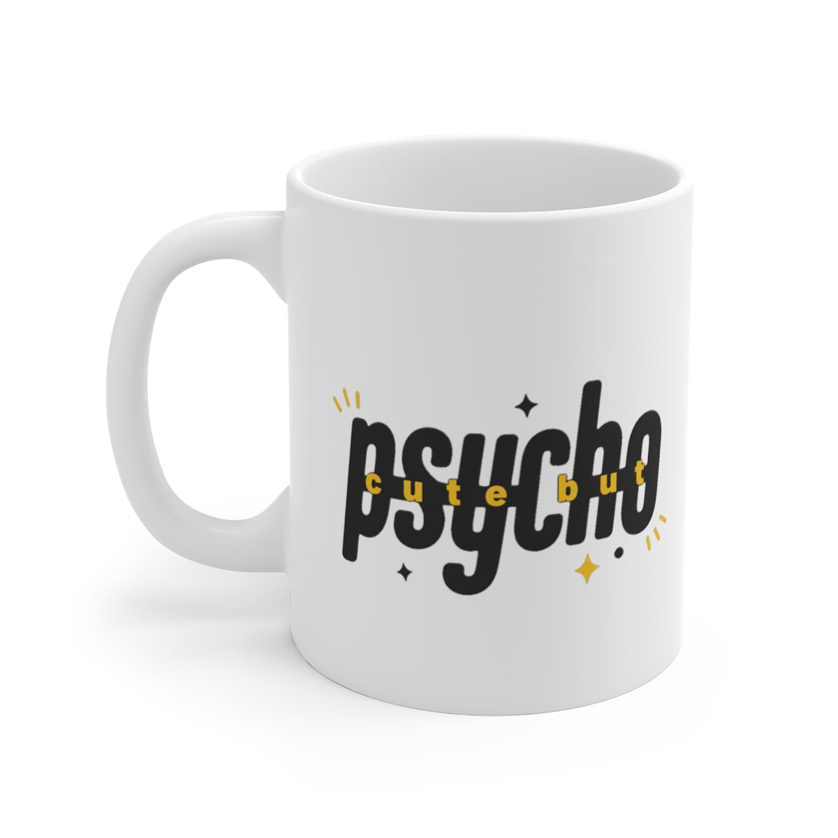 left view of the mug