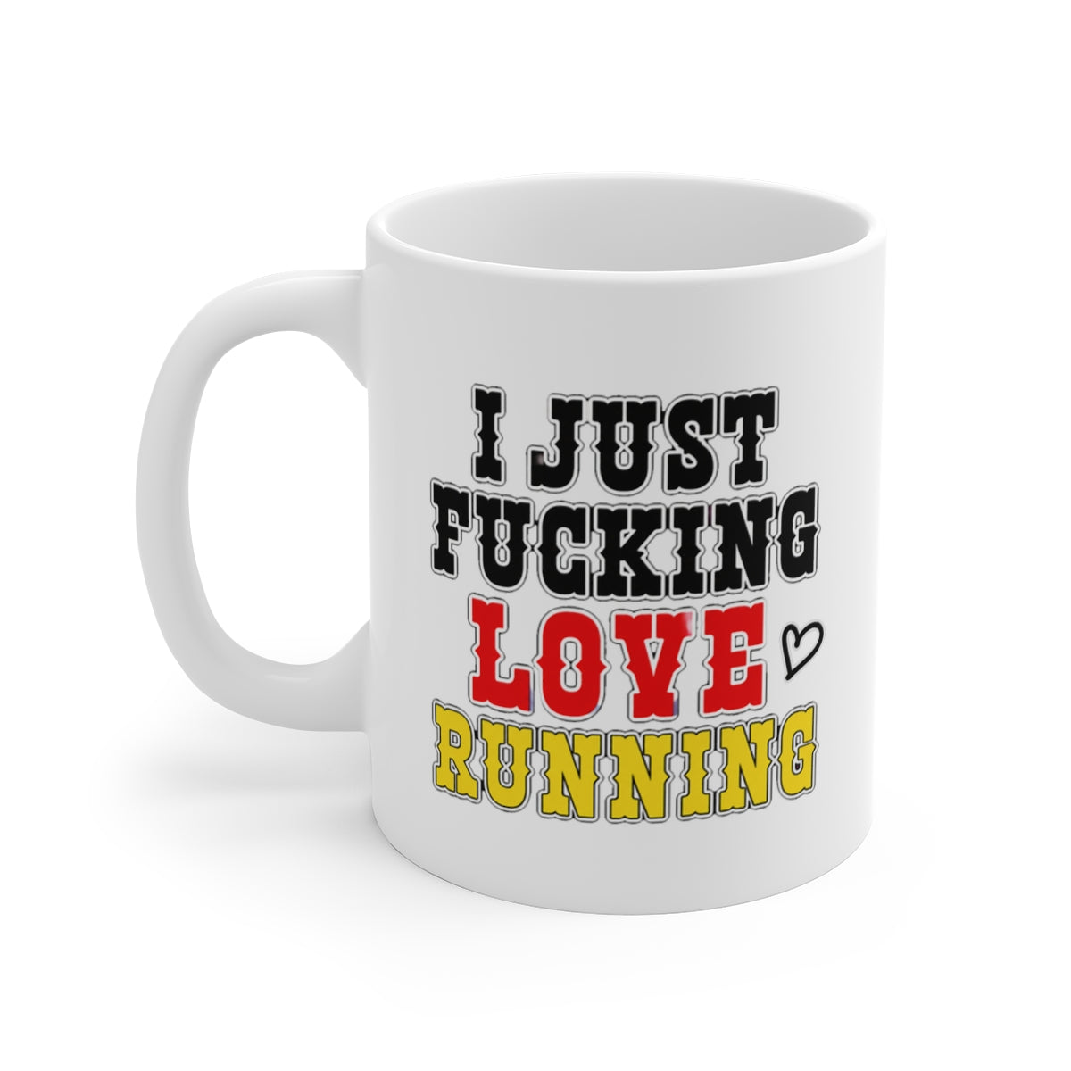 left view of the mug
