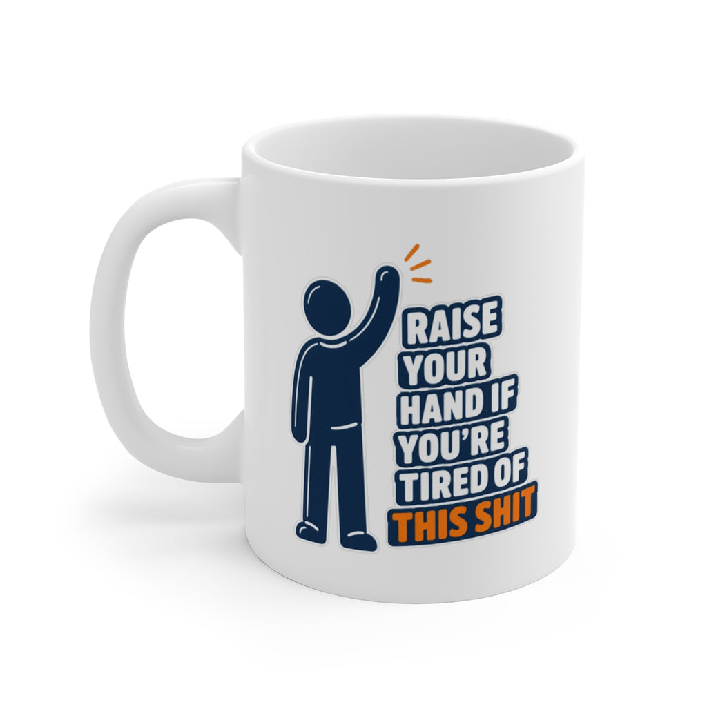 left view of the mug