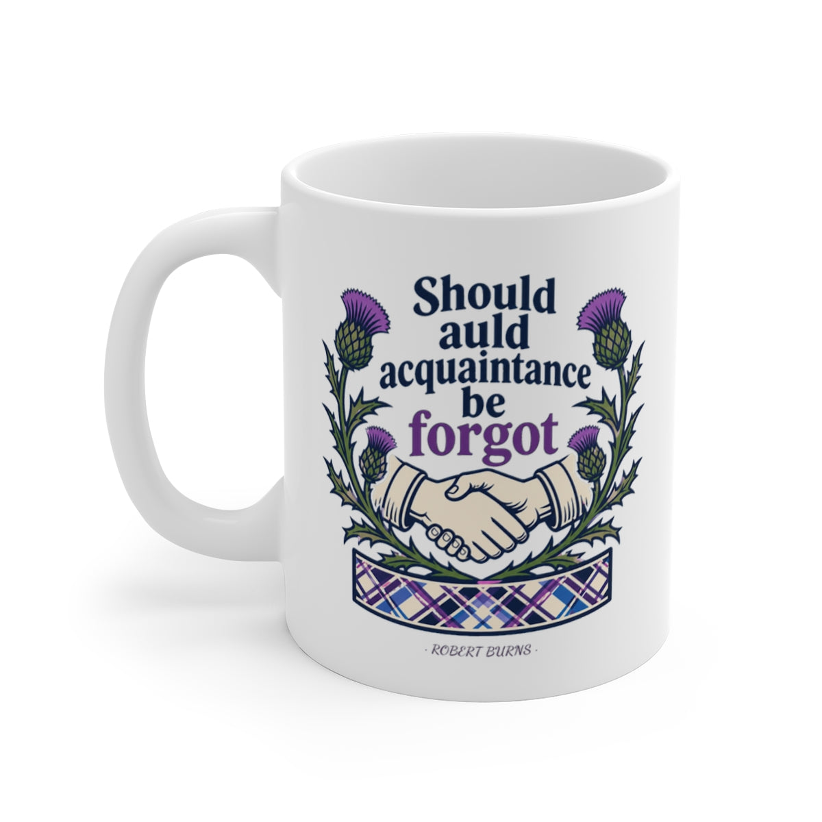 left view of the mug