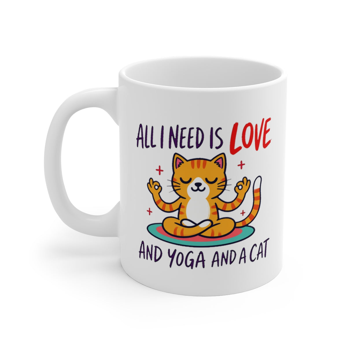 left view of the mug