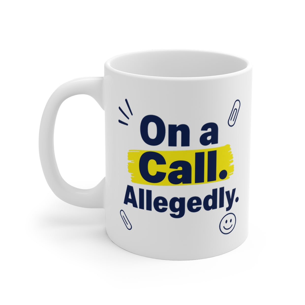 left view of the mug
