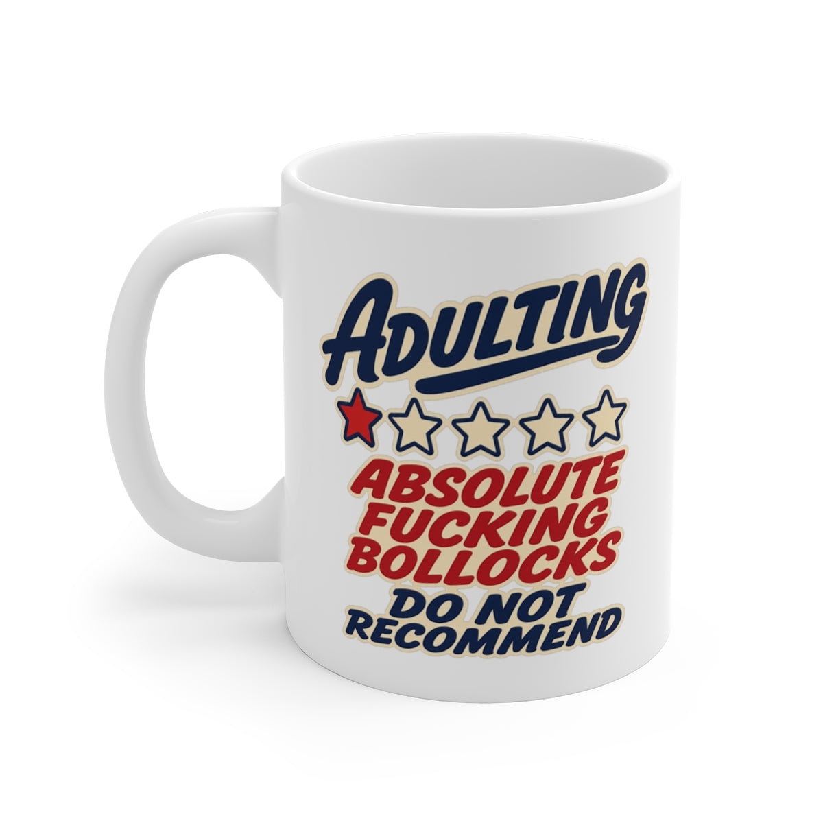 left view of the mug