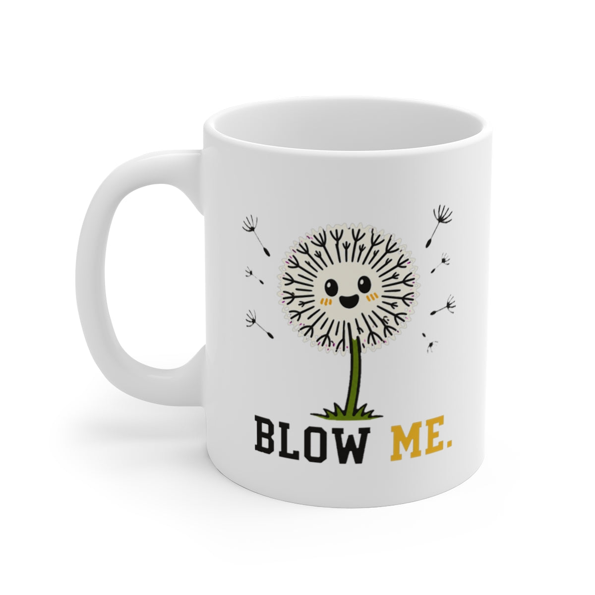 left view of the mug