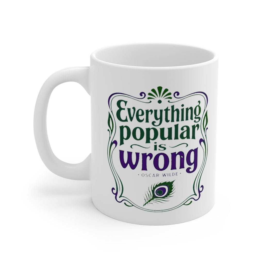 left view of the mug