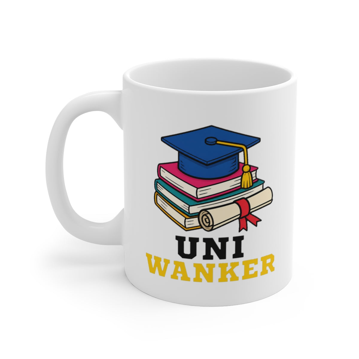 left view of the mug