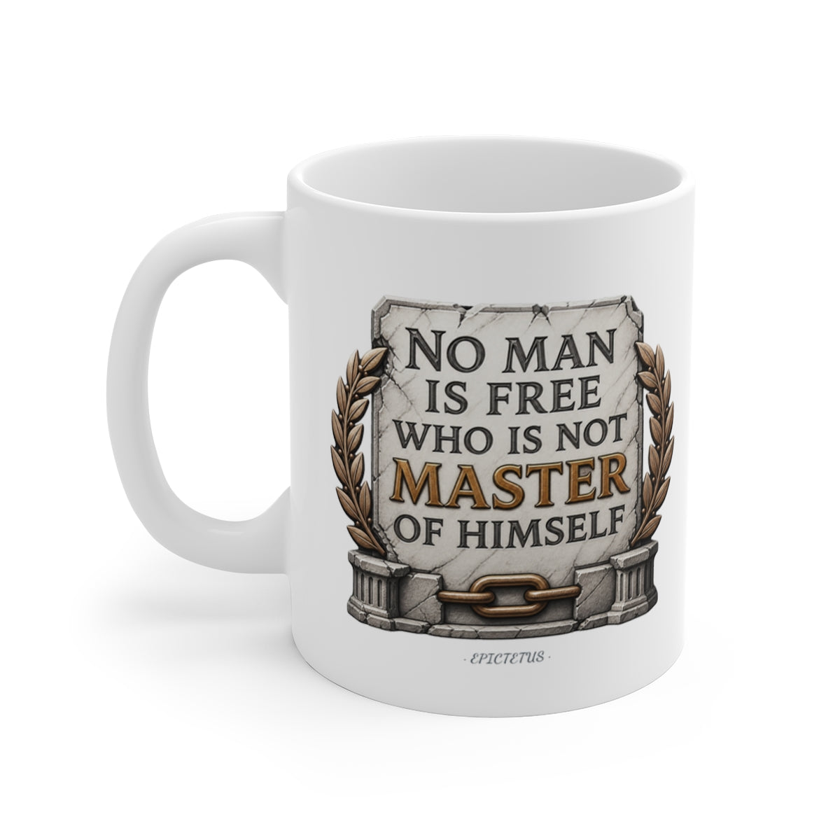 left view of the mug