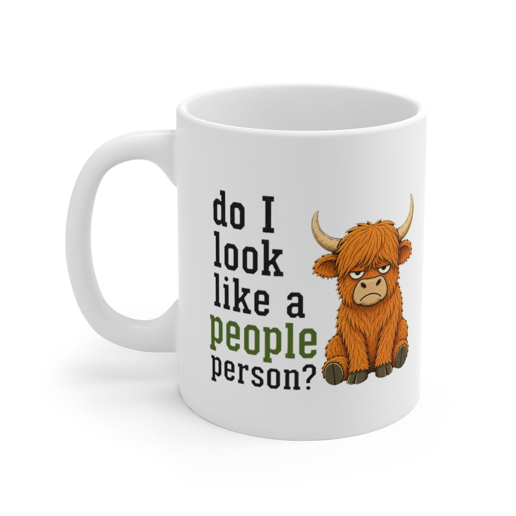 left view of the mug