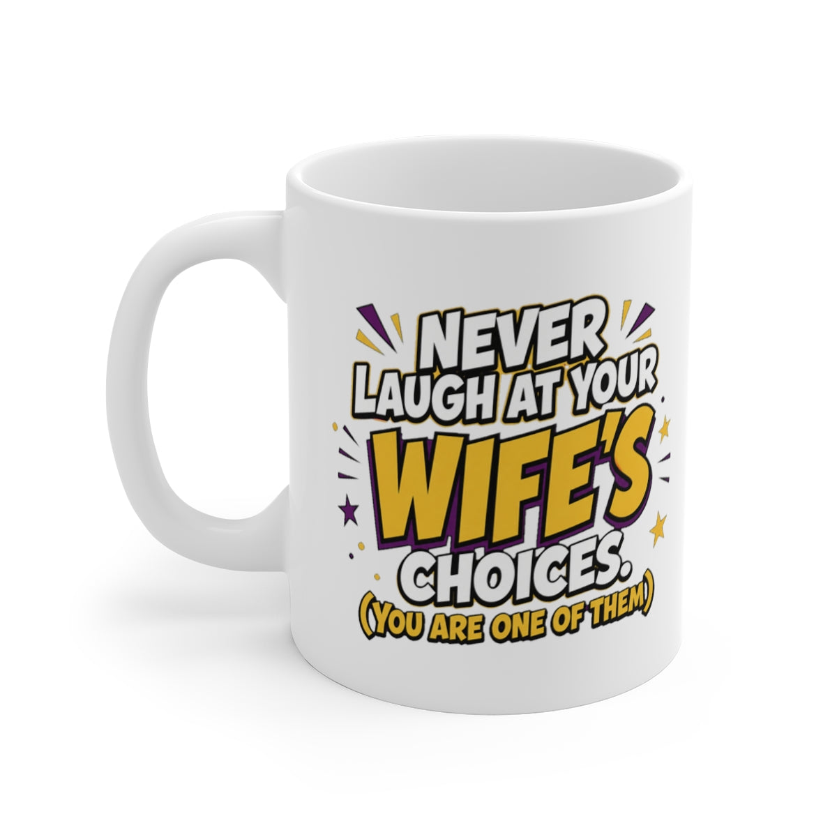left view of the mug