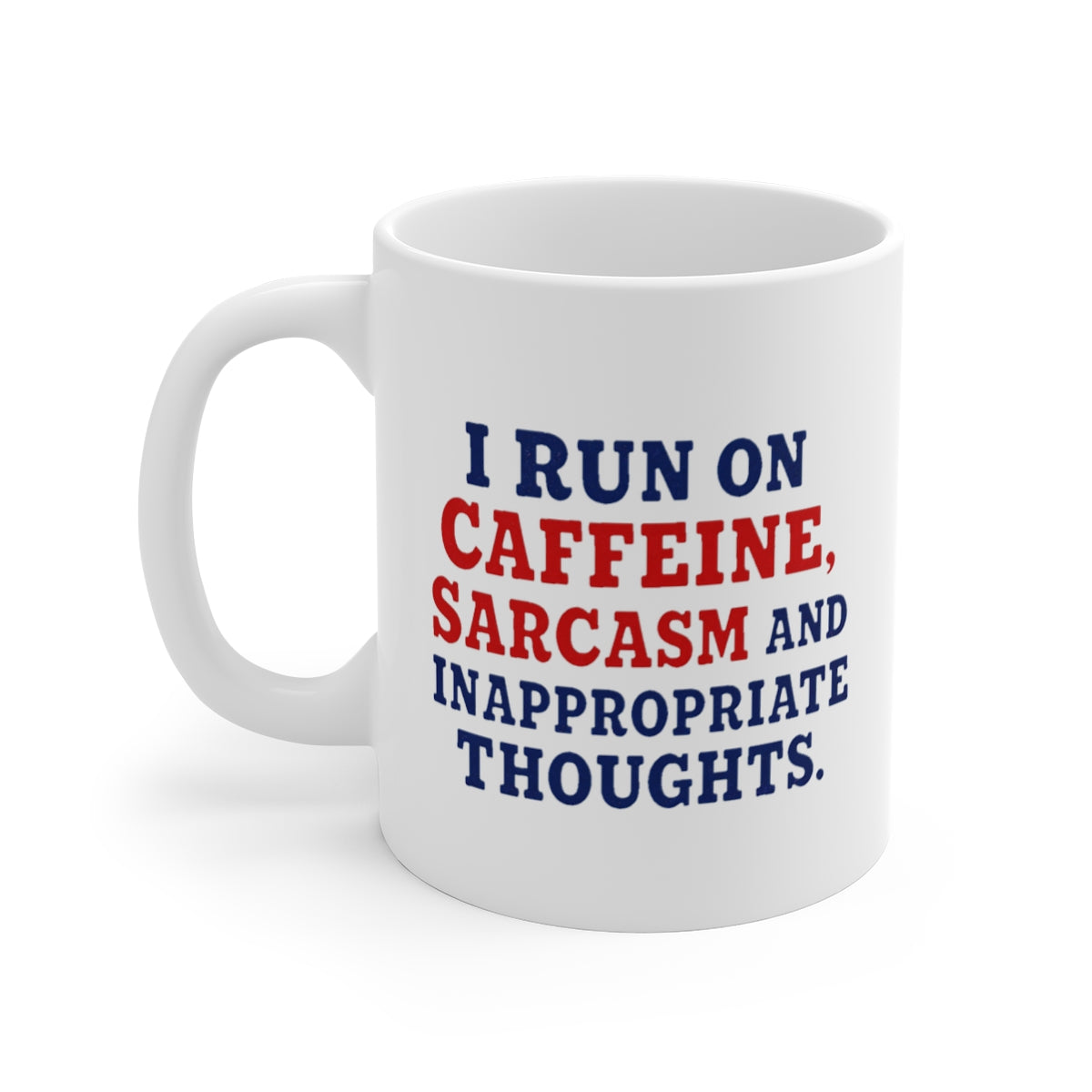 left view of the mug