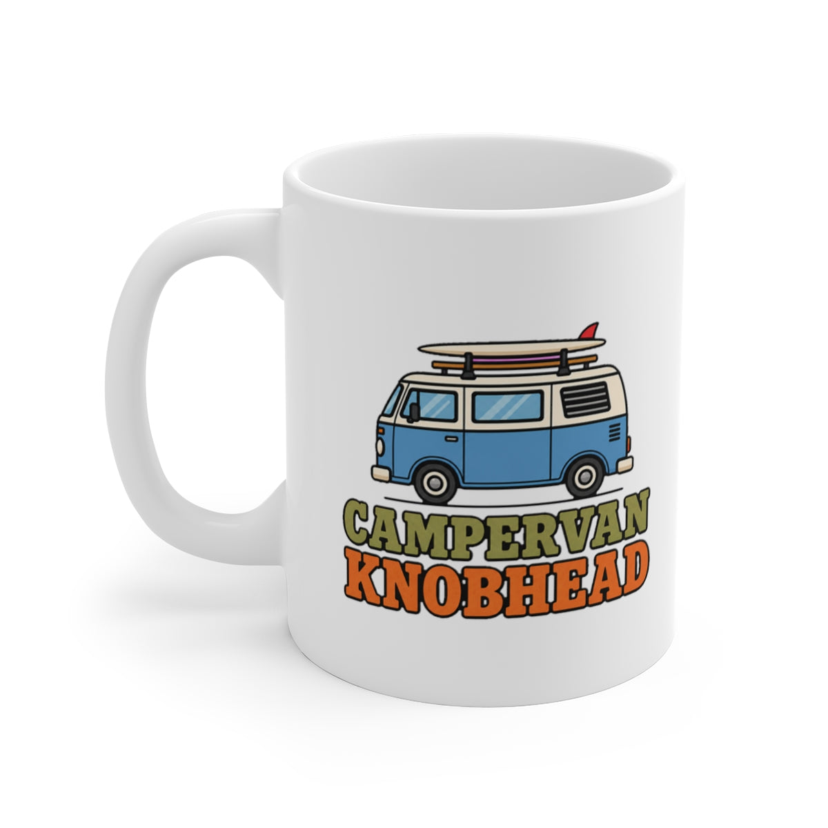 left view of the mug