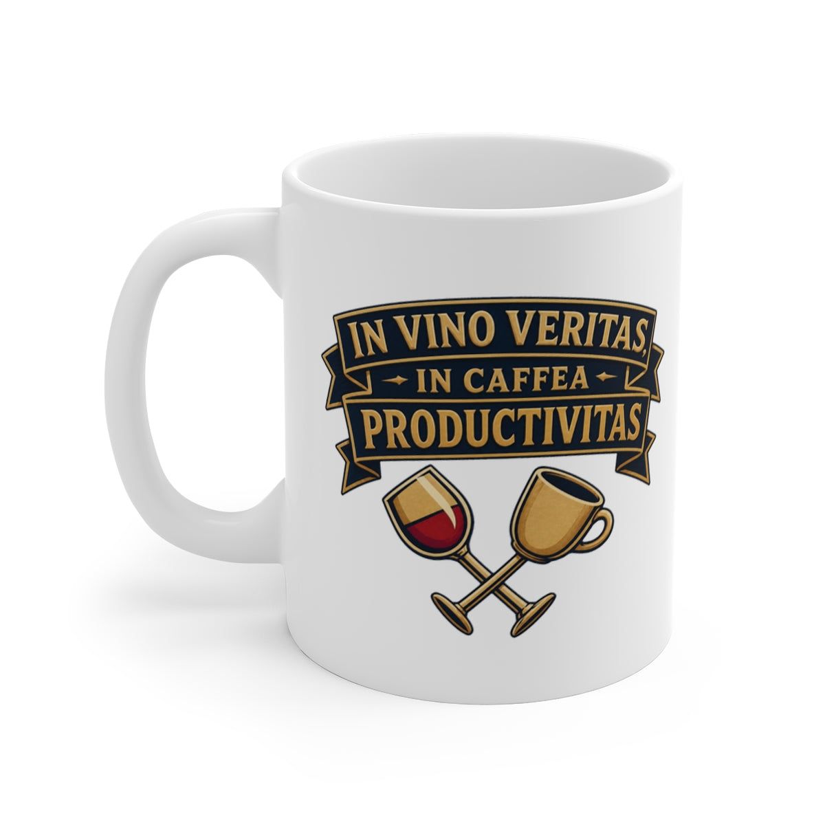 left view of the mug