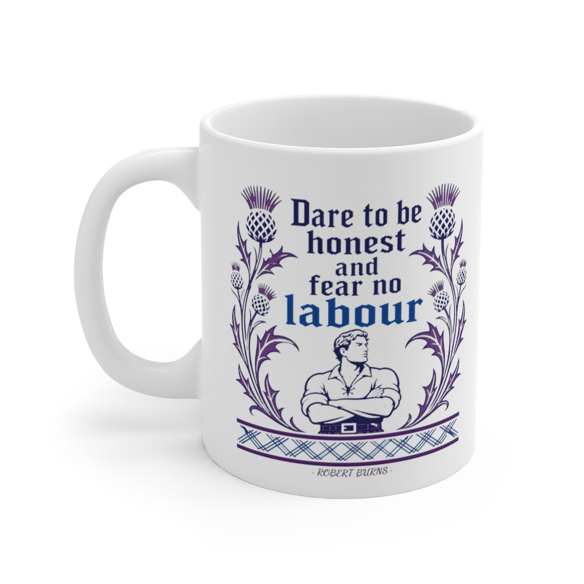 left view of the mug