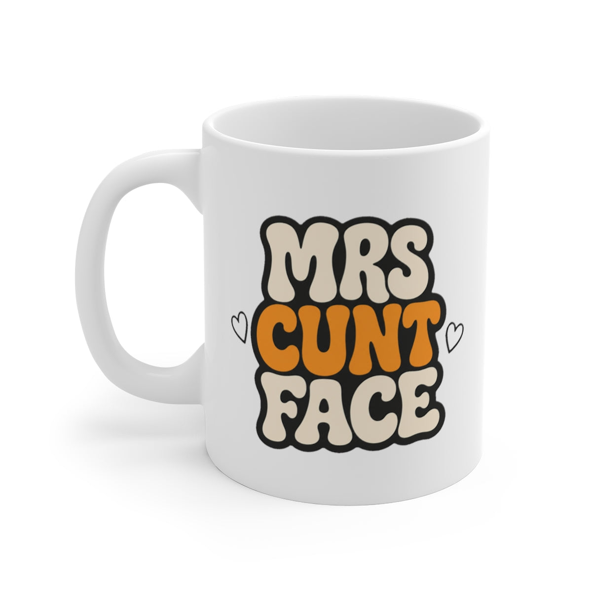 left view of the mug
