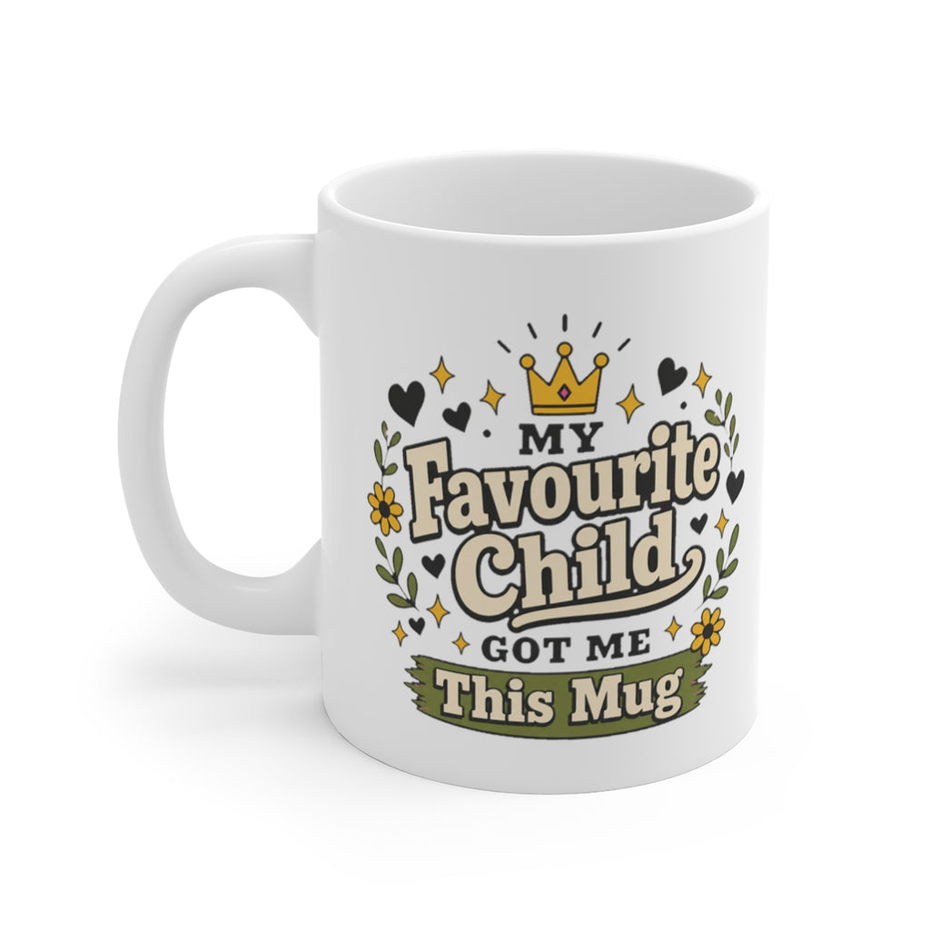 left view of the mug