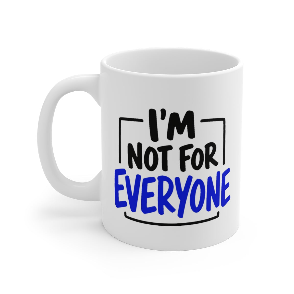 left view of the mug