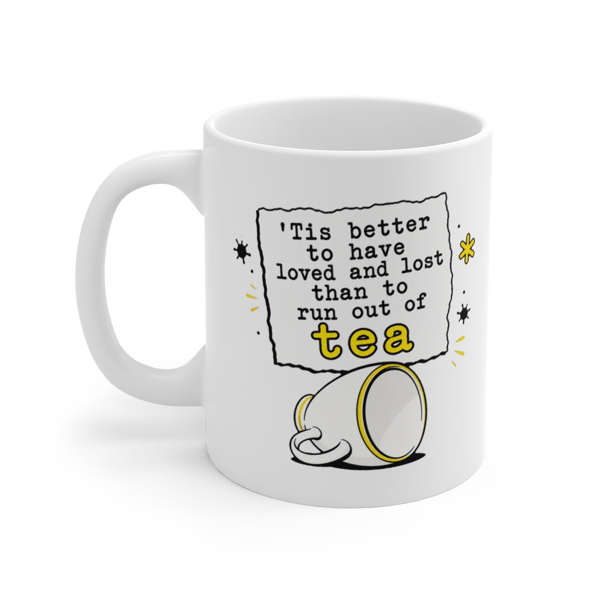 left view of the mug