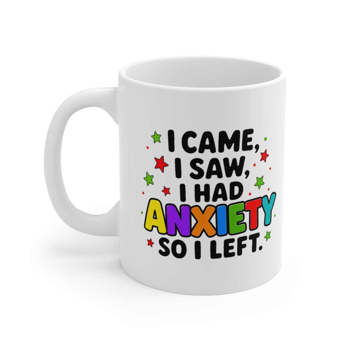 left view of the mug