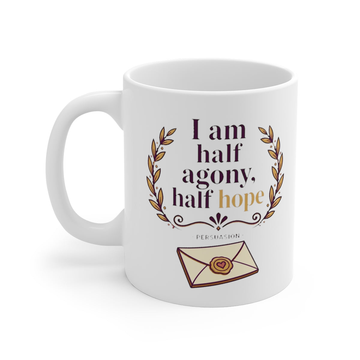 left view of the mug