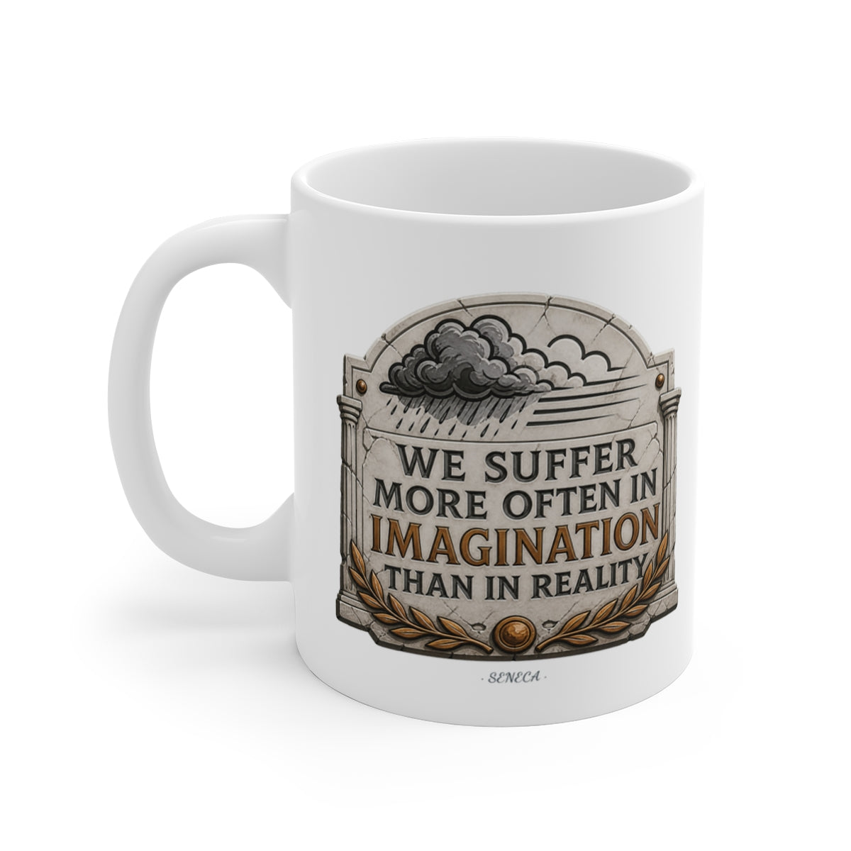 left view of the mug