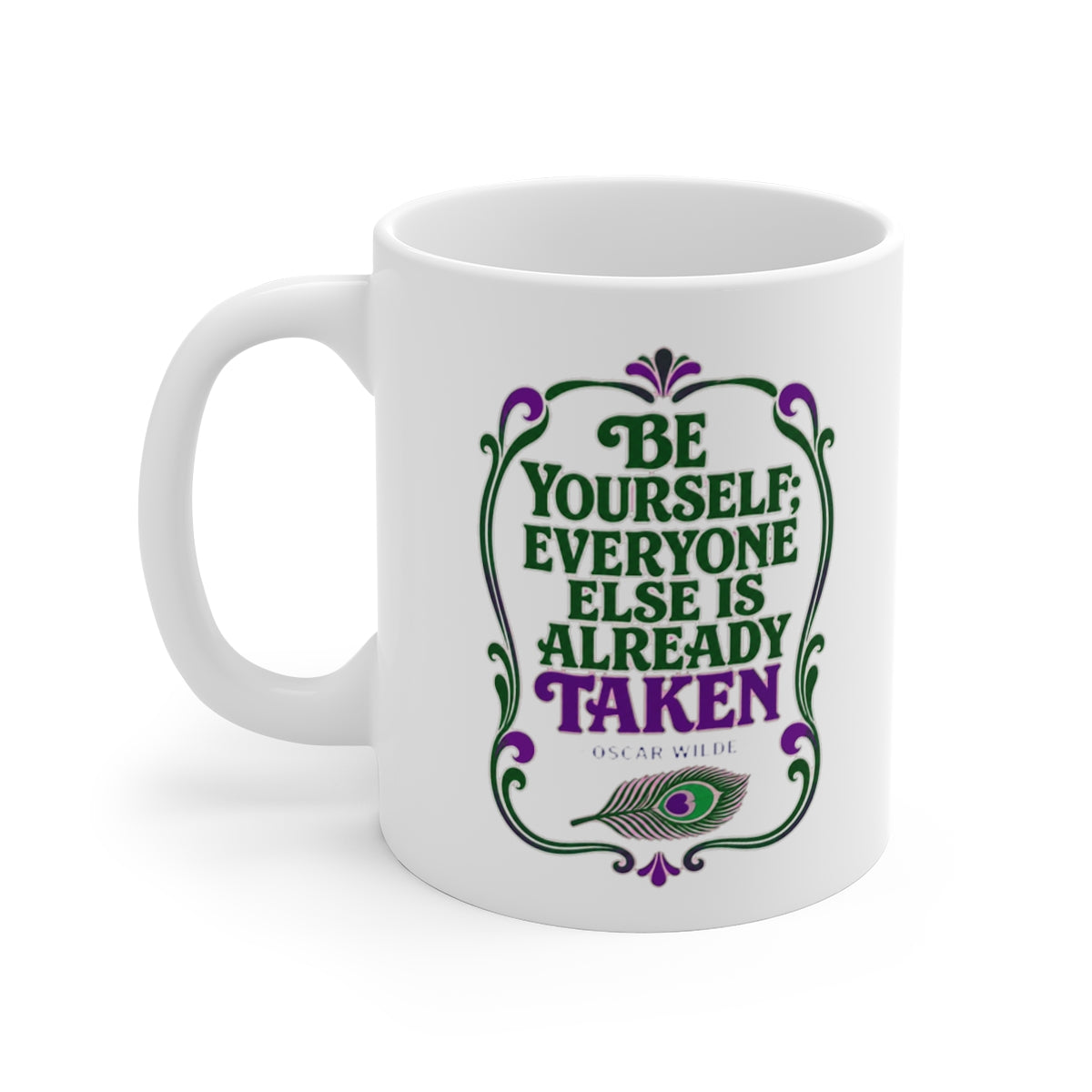 left view of the mug