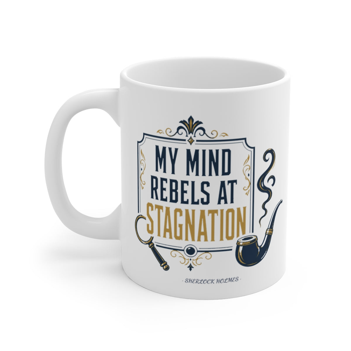 left view of the mug