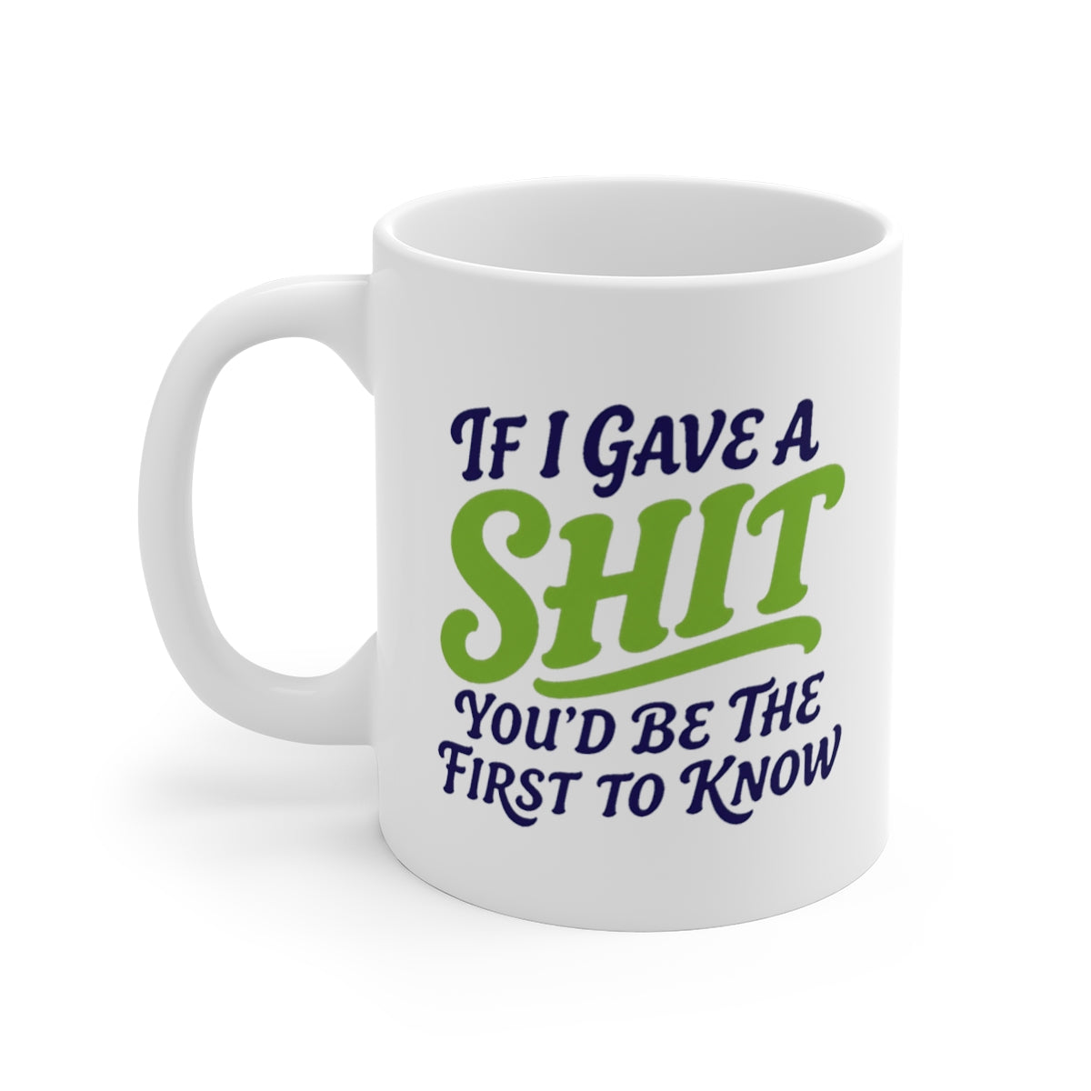 left view of the mug