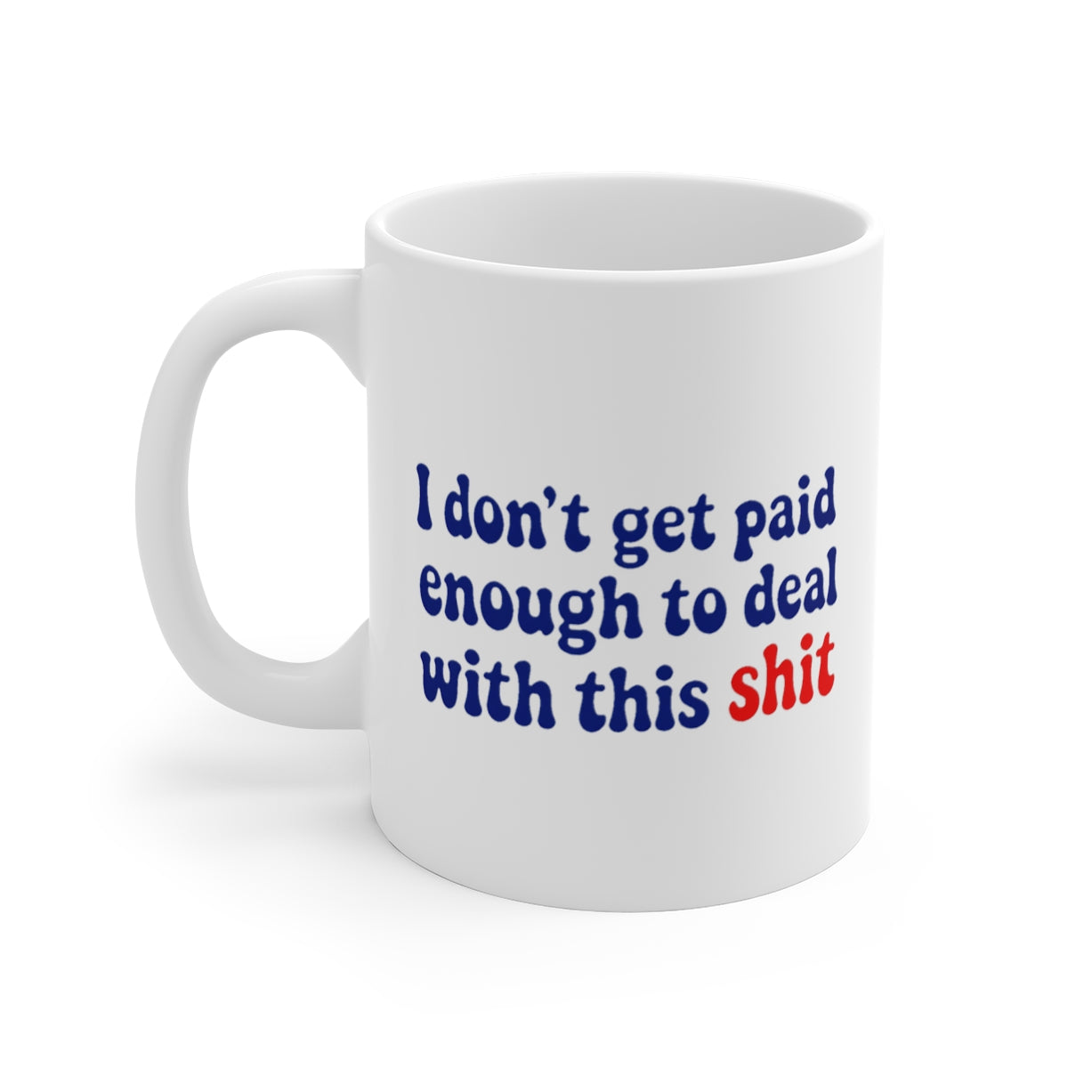 left view of the mug