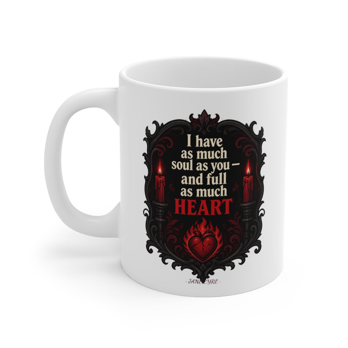 left view of the mug