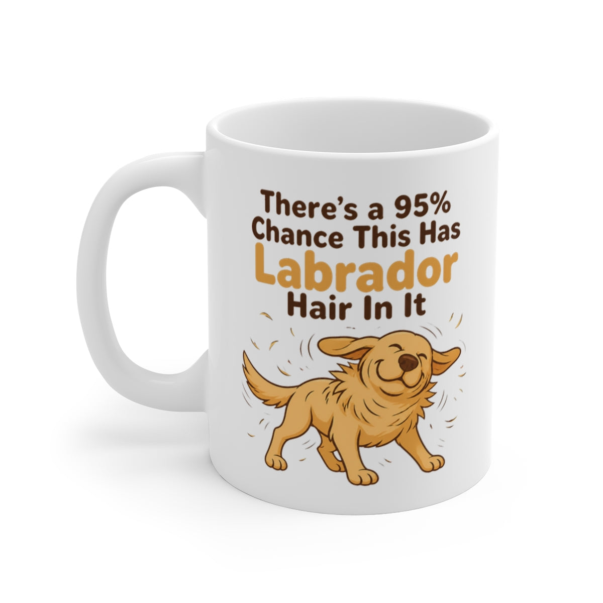 left view of the mug