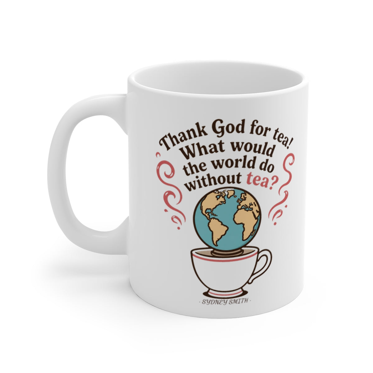 left view of the mug