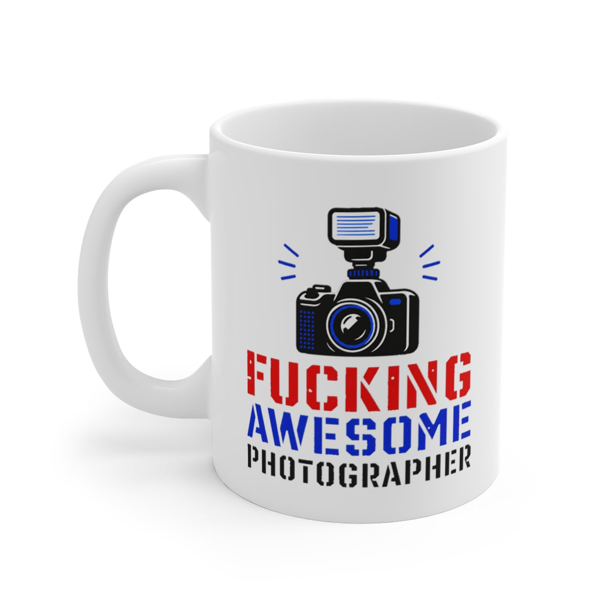 left view of the mug
