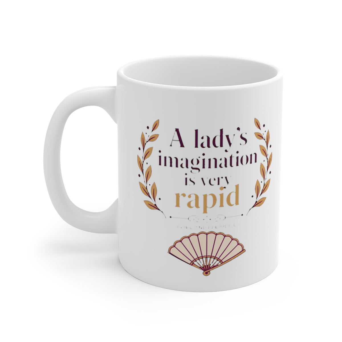 left view of the mug