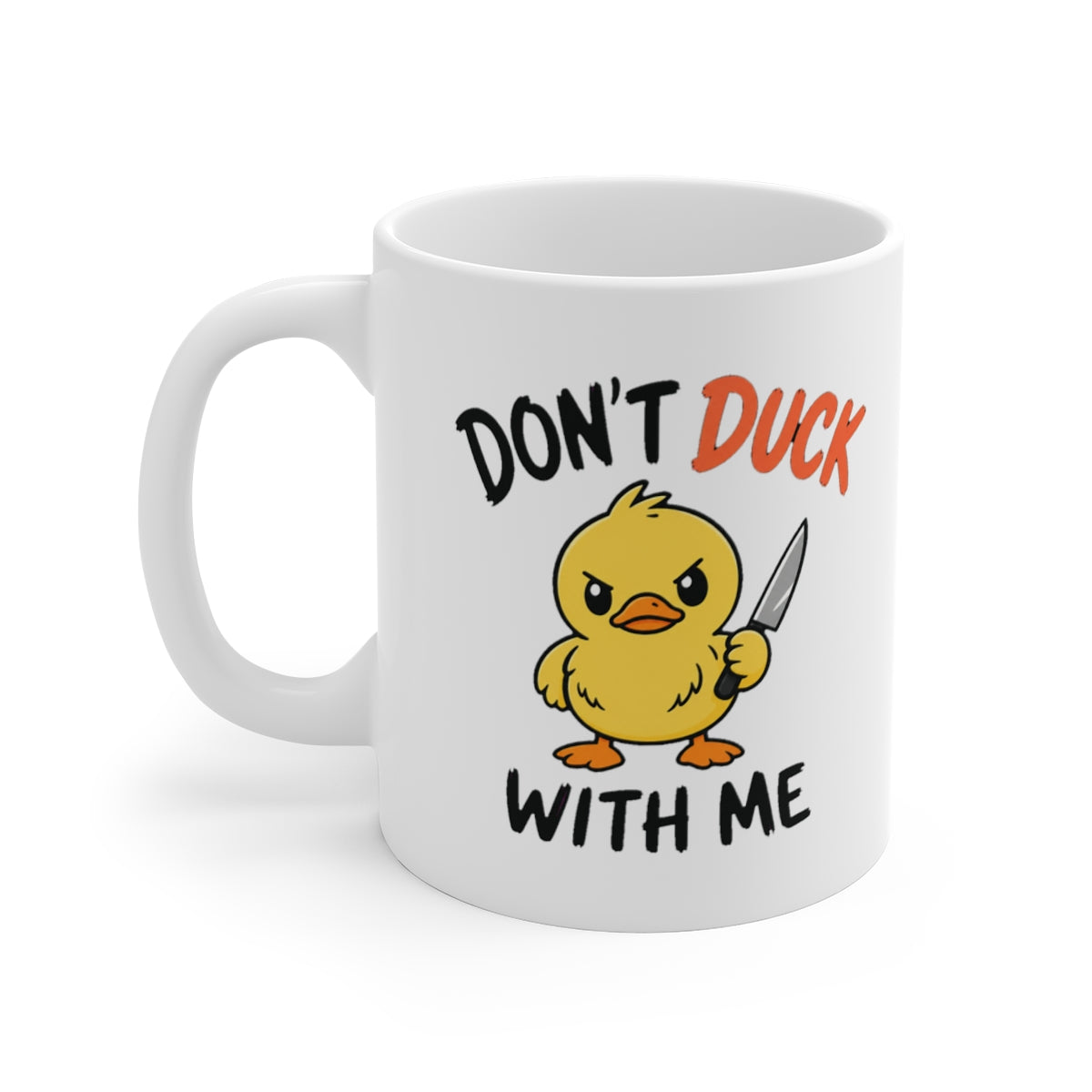 left view of the mug