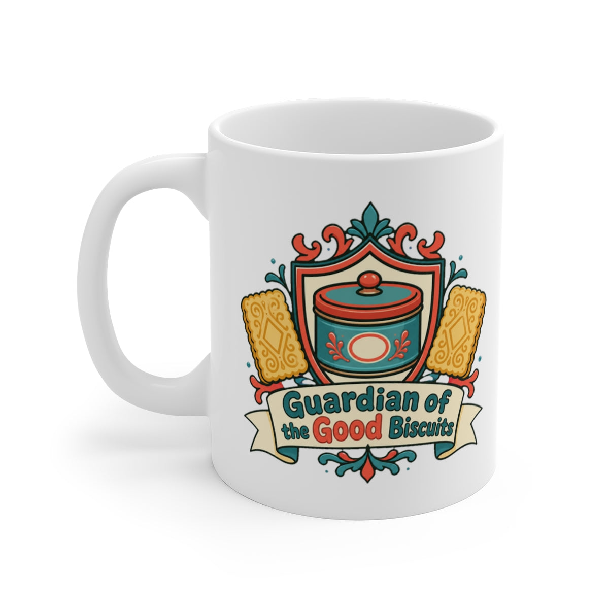 left view of the mug