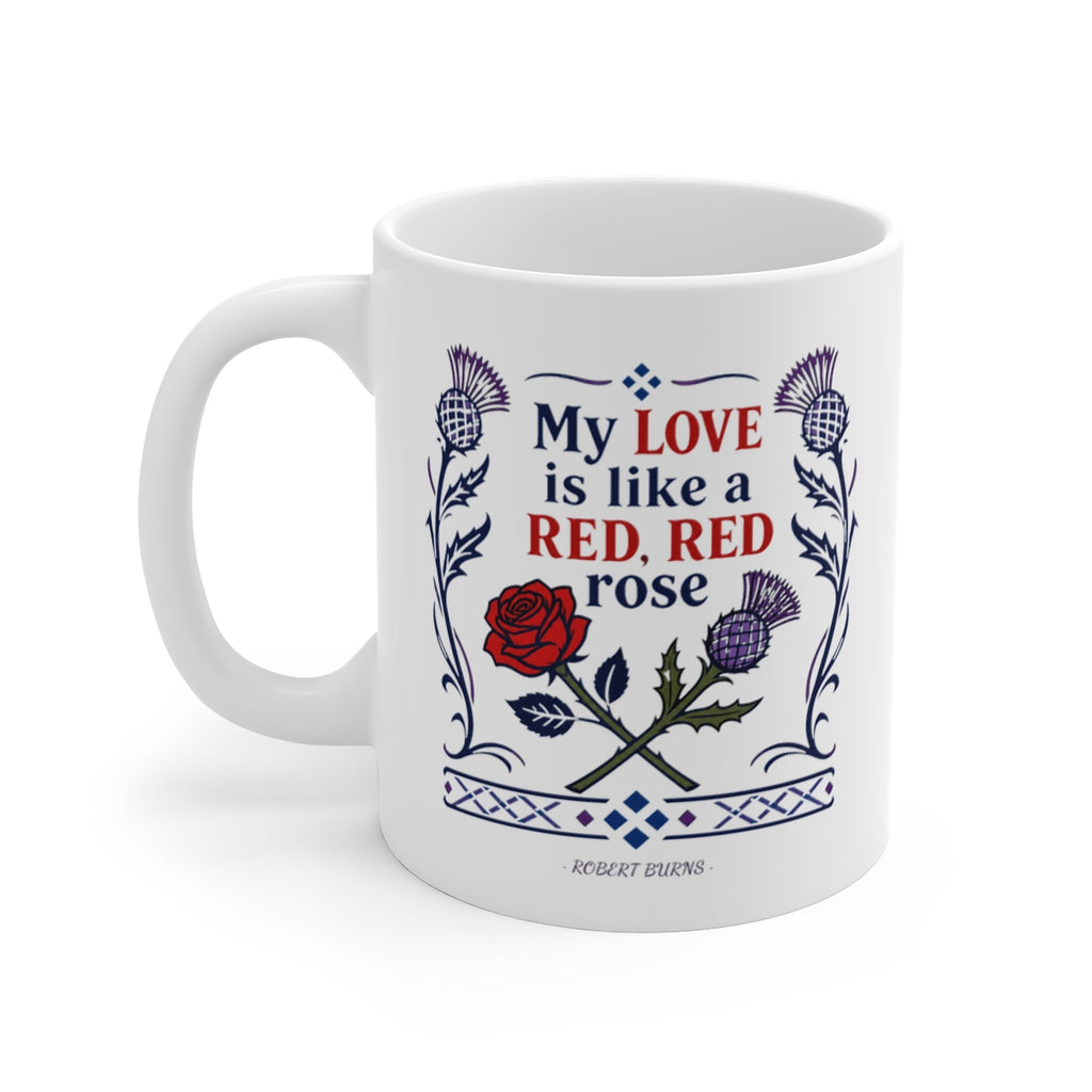 left view of the mug