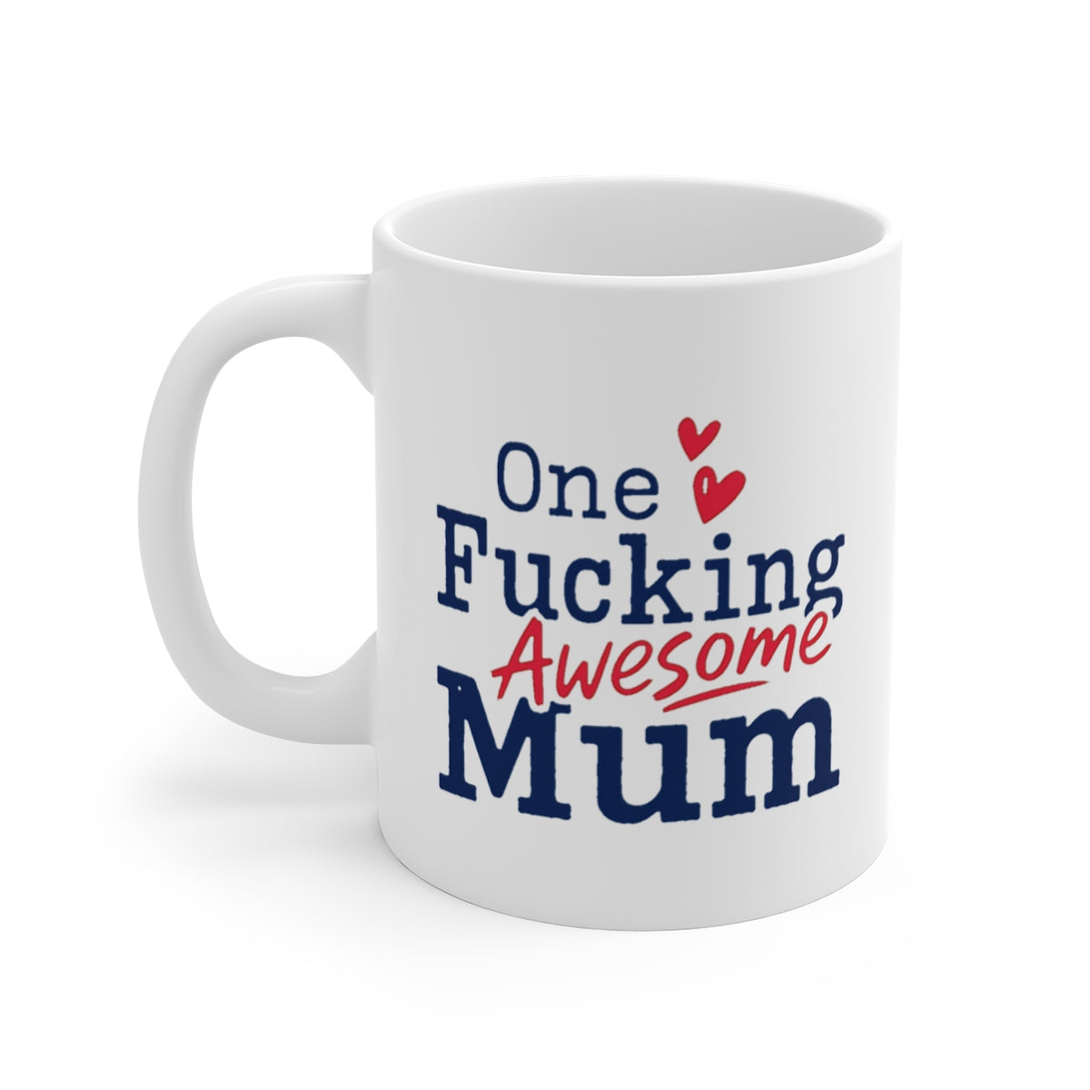 left view of the mug