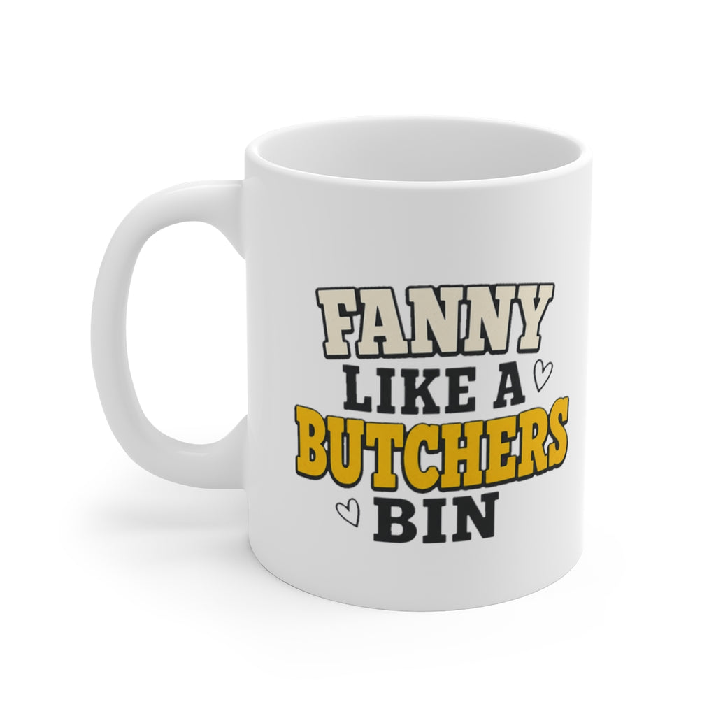 left view of the mug
