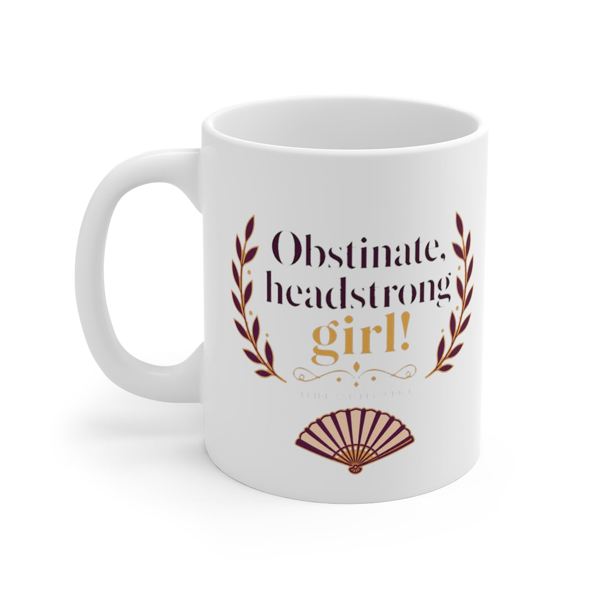 left view of the mug