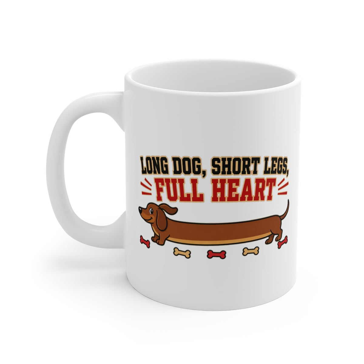 left view of the mug