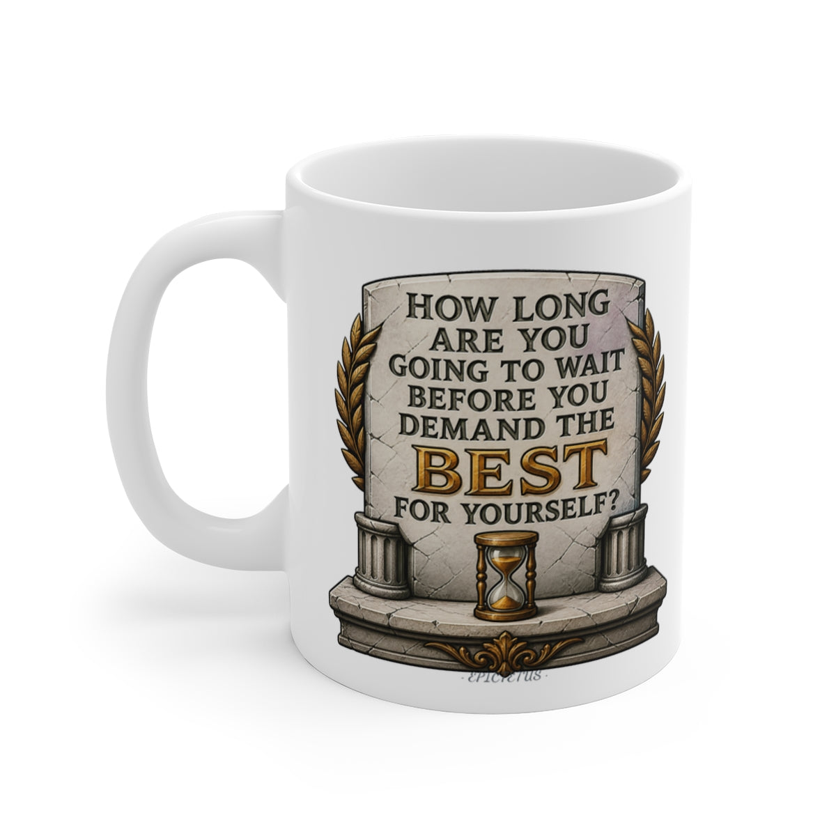 left view of the mug