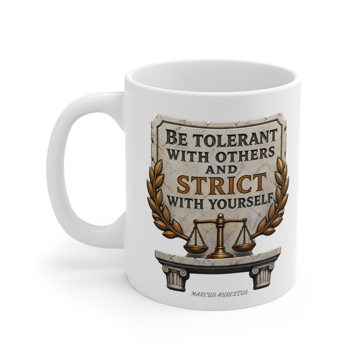 left view of the mug