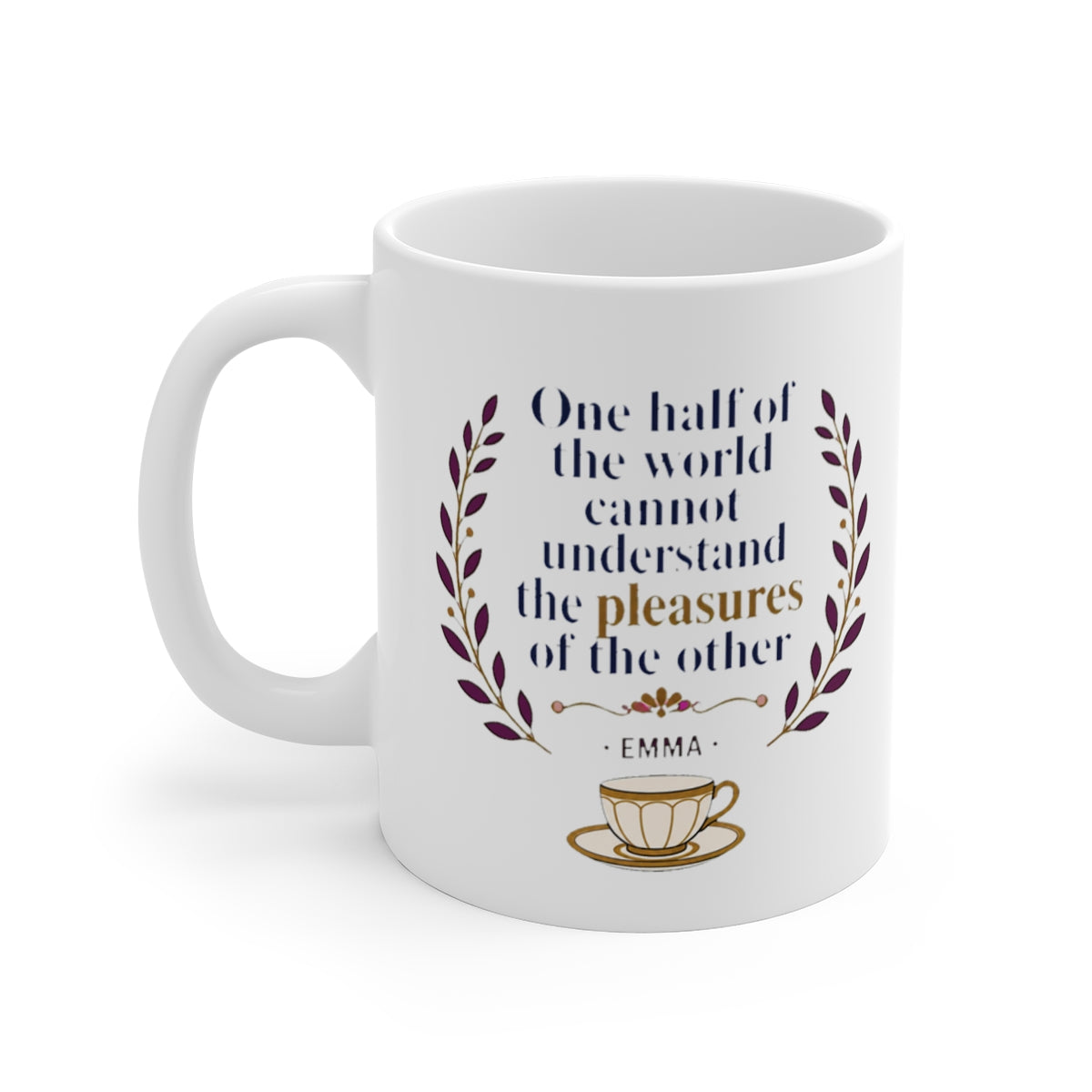 left view of the mug