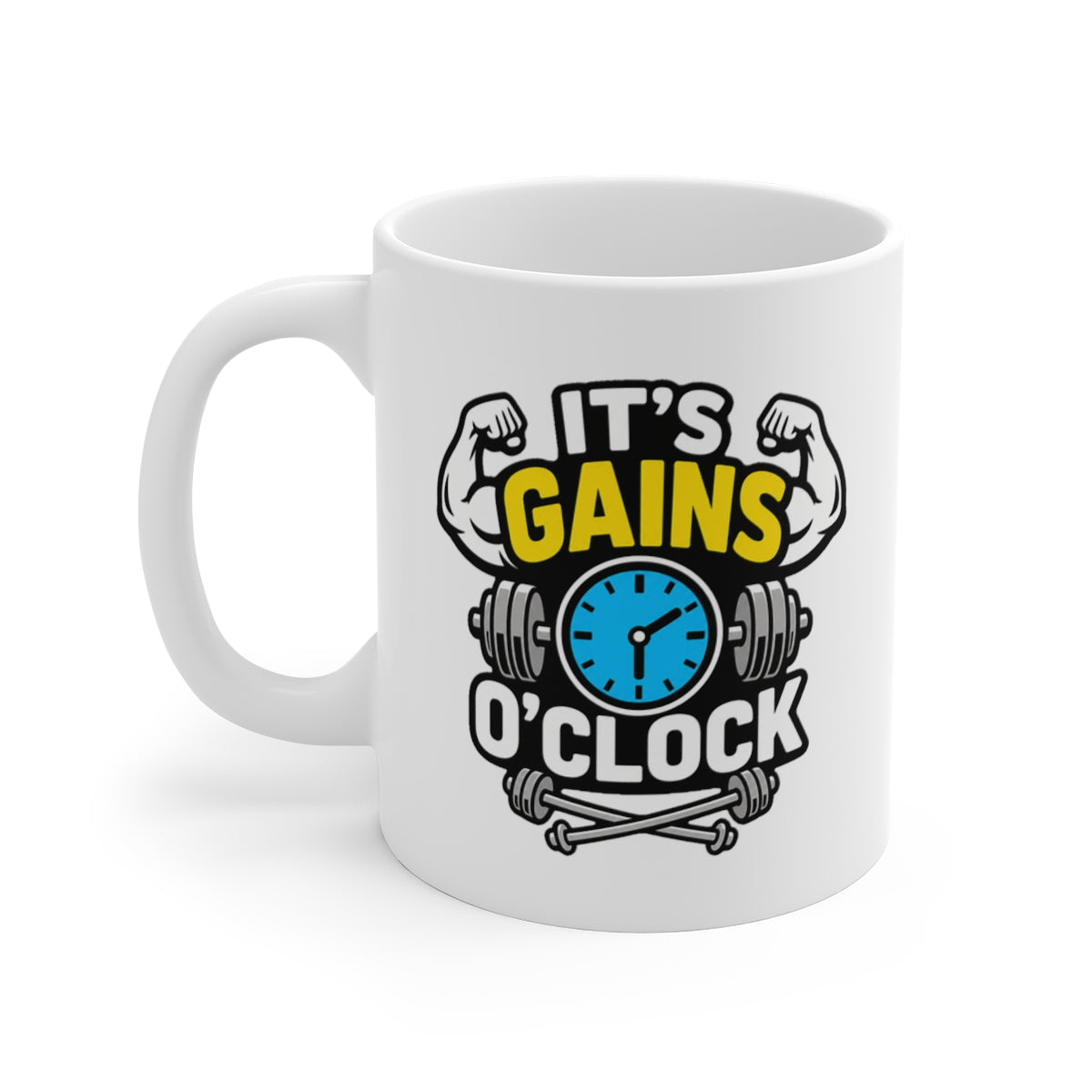 left view of the mug